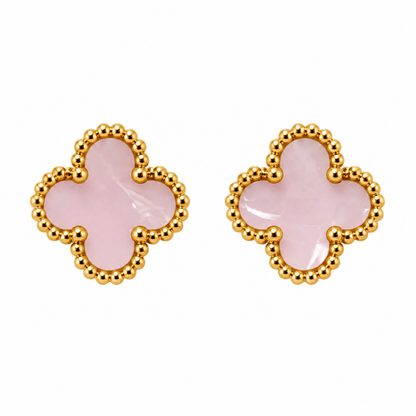 Brincos Lucky Clover | Blush