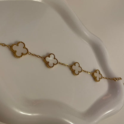 Pulseira Lucky Clover - Pérola