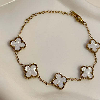 Pulseira Lucky Clover - Branco