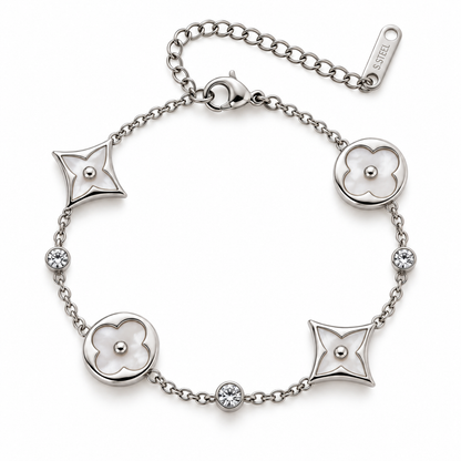 Pulseira Silver Luxe | White