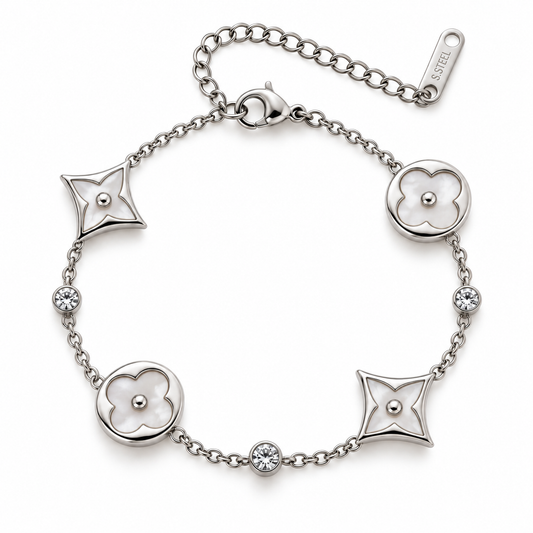 Pulseira Silver Luxe | White
