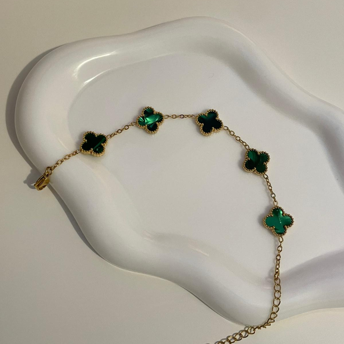 Pulseira Lucky Clover - Esmeralda