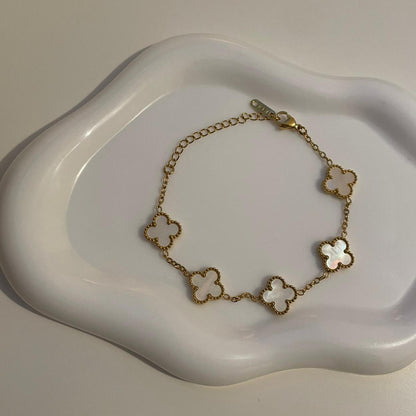 Pulseira Lucky Clover - Pérola