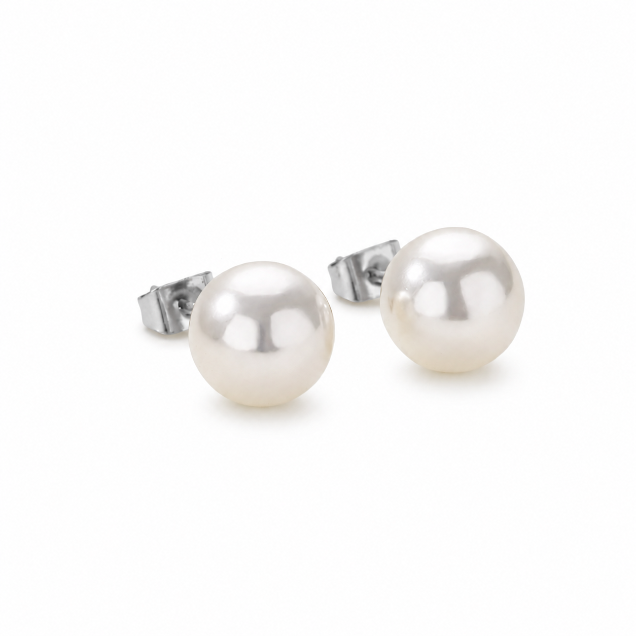 Brincos Pérola Silver Basic