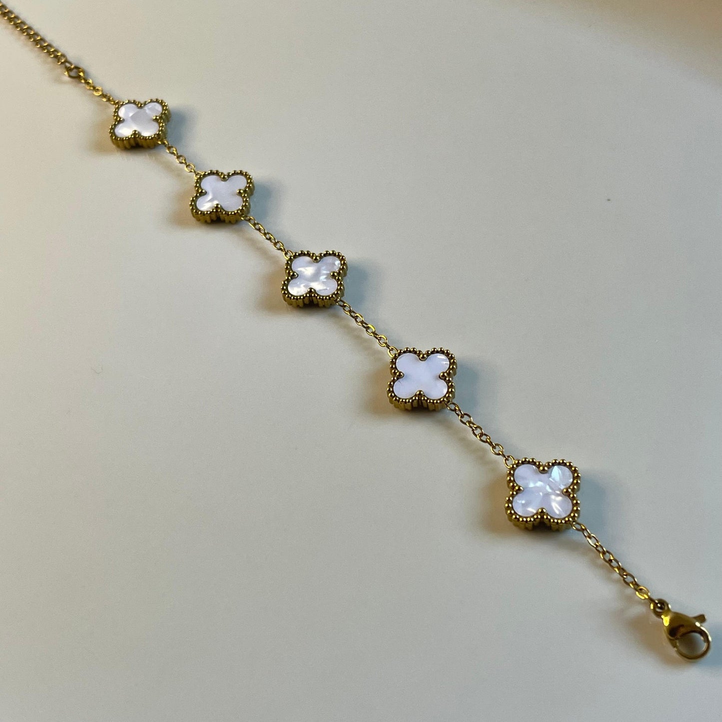 Pulseira Lucky Clover - Branco