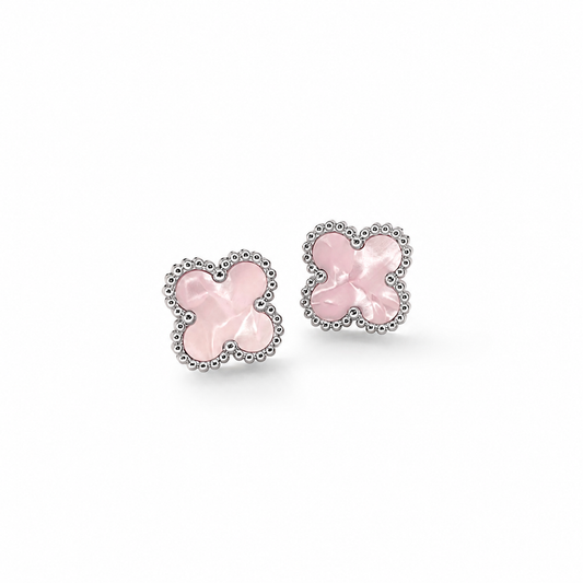Brincos Lucky Clover Silver | Blush