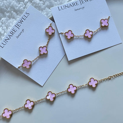Pulseira Lucky Clover - Blush