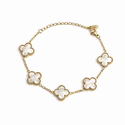 Pulseira Lucky Clover - Pérola