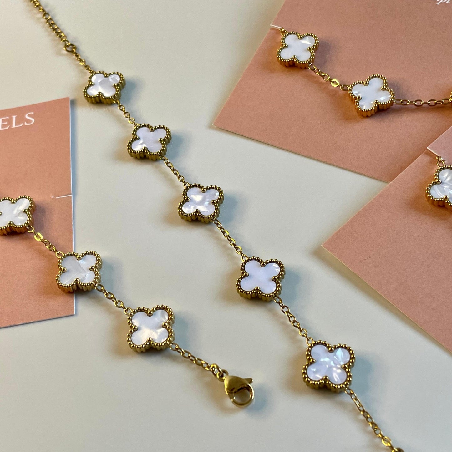 Pulseira Lucky Clover - Branco