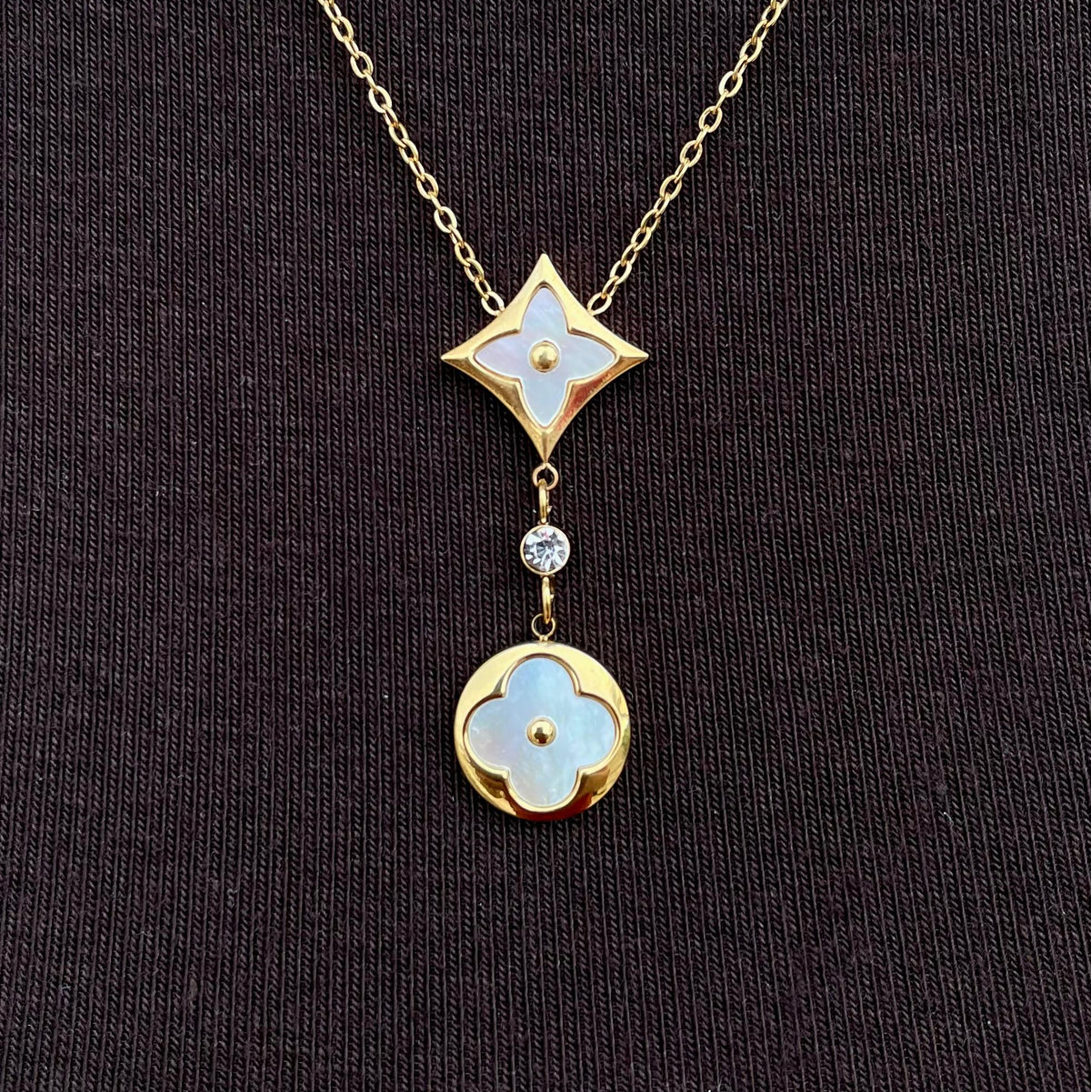 Colar Gold Luxe | White