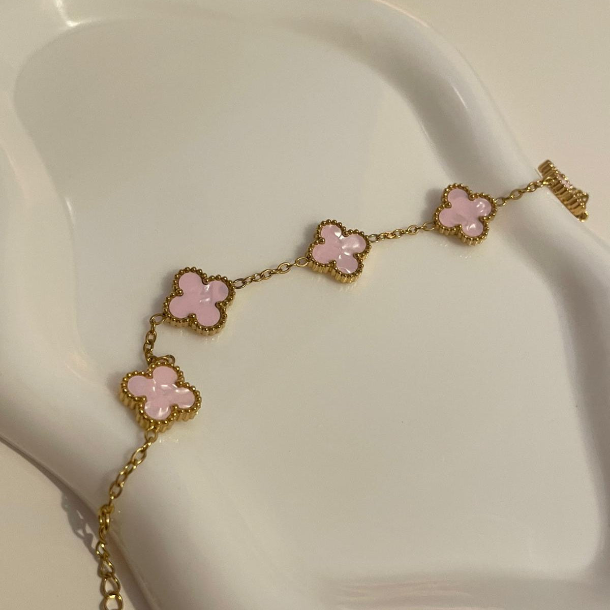 Pulseira Lucky Clover - Blush