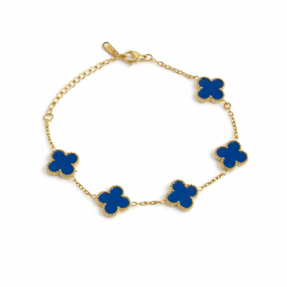 Pulseira Lucky Clover - Azul Royal