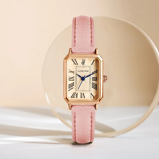 Relógio Vintage Gold Pink