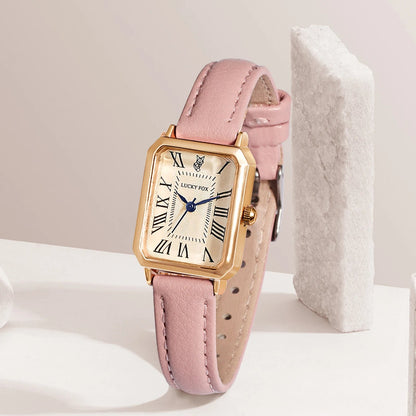 Relógio Vintage Gold Pink