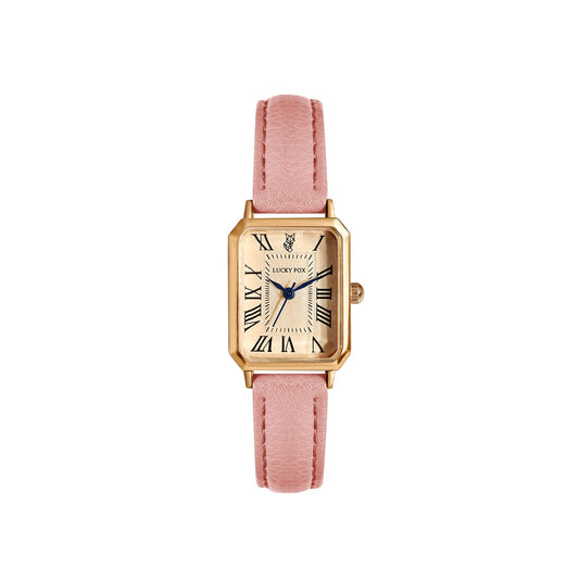 Relógio Vintage Gold Pink