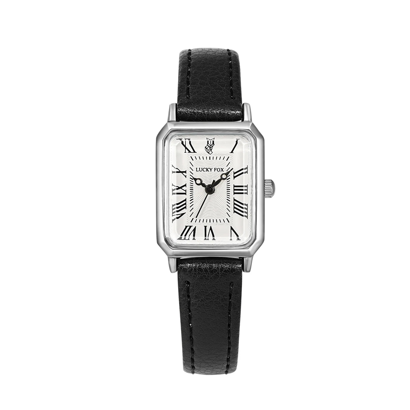 Relógio Vintage Silver Black
