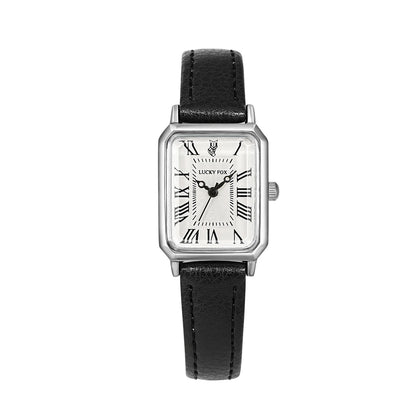Relógio Vintage Silver Black