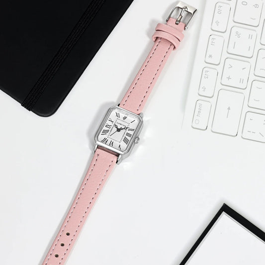 Relógio Vintage Lucky Fox® - Silver Pink