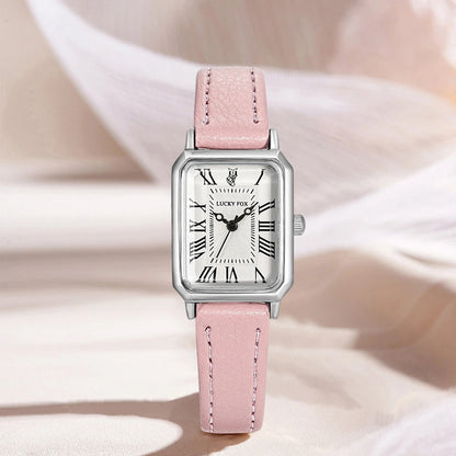 Relógio Vintage Silver Pink