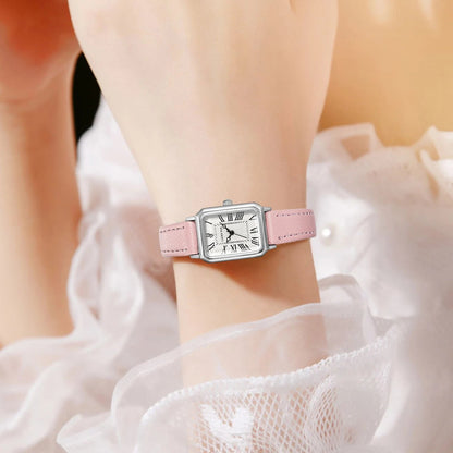 Relógio Vintage Silver Pink
