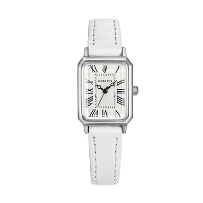 Relógio Vintage Silver White