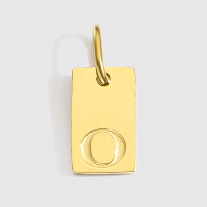 Pendente Engraved Letter
