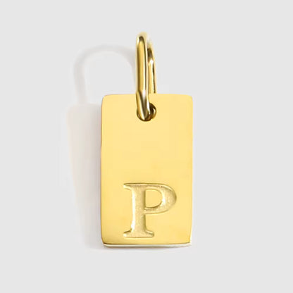 Pendente Engraved Letter