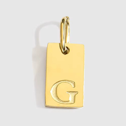 Pendente Engraved Letter