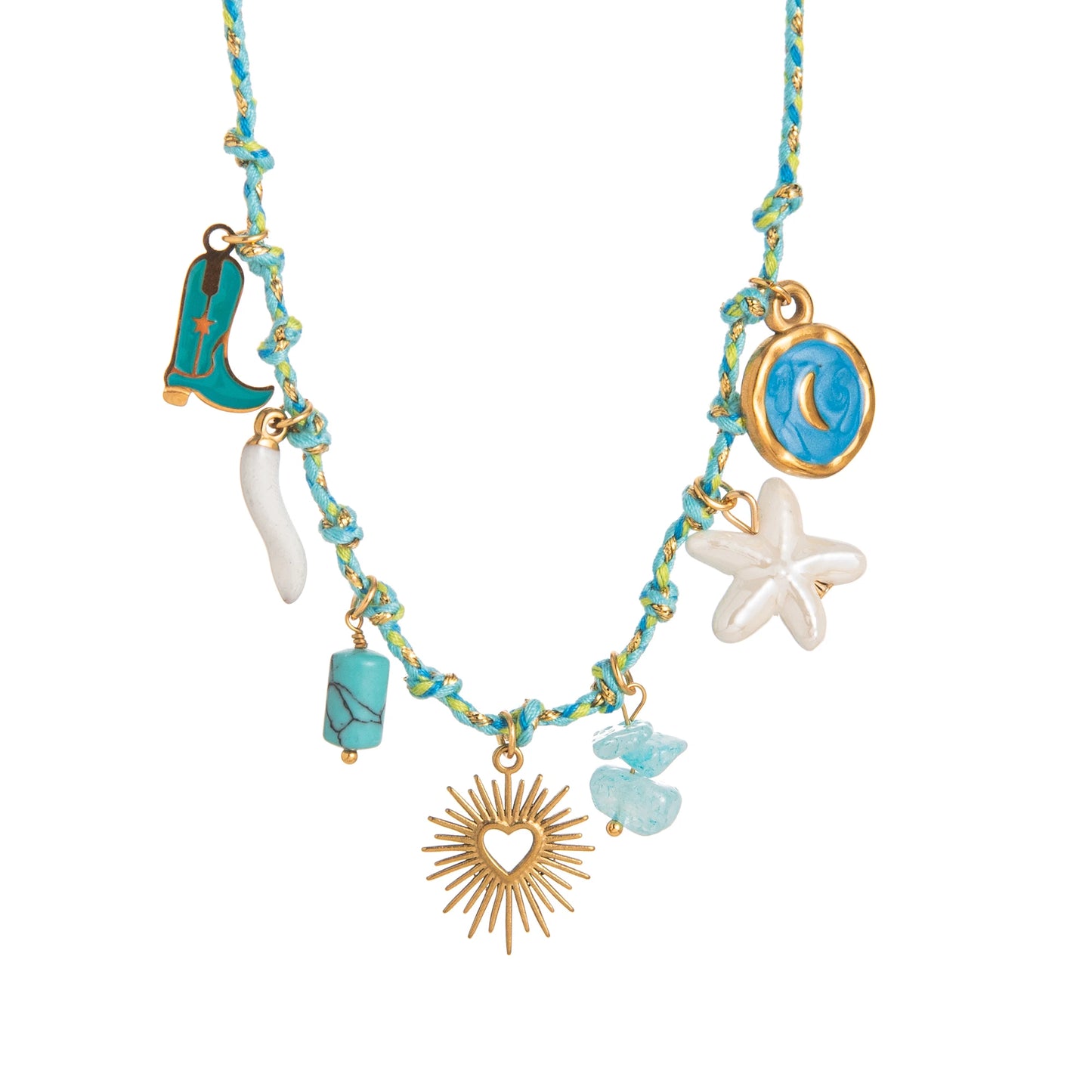 Colar Woven Totems | Ocean Breeze